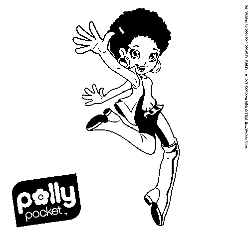 Dibujo de Polly Pocket 11 para Colorear