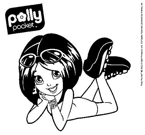 Dibujo de Polly Pocket 13 para Colorear