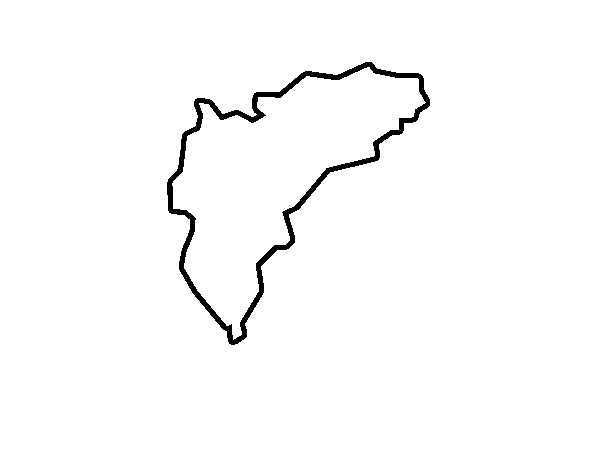 Dibujo de Provincia de Alicante para Colorear