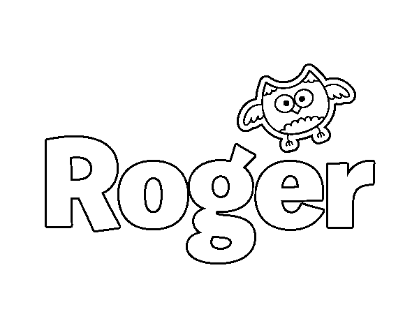 Dibujo de Roger para Colorear