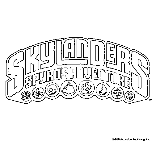 Dibujo de Skylanders para Colorear