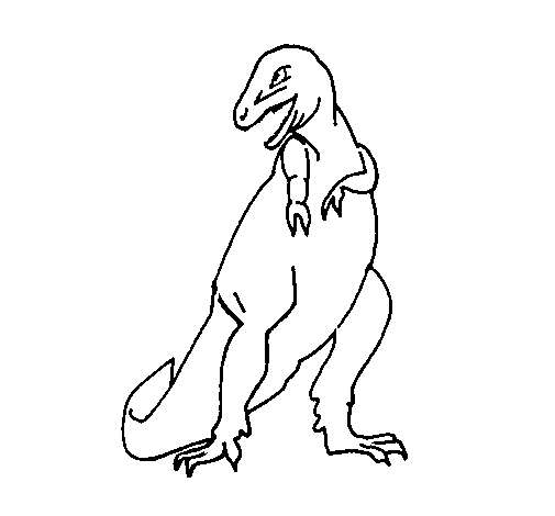 Dibujo de Tiranosaurios rex para Colorear