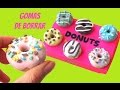 Tutorial gomas de borrar en forma de donuts kawaii